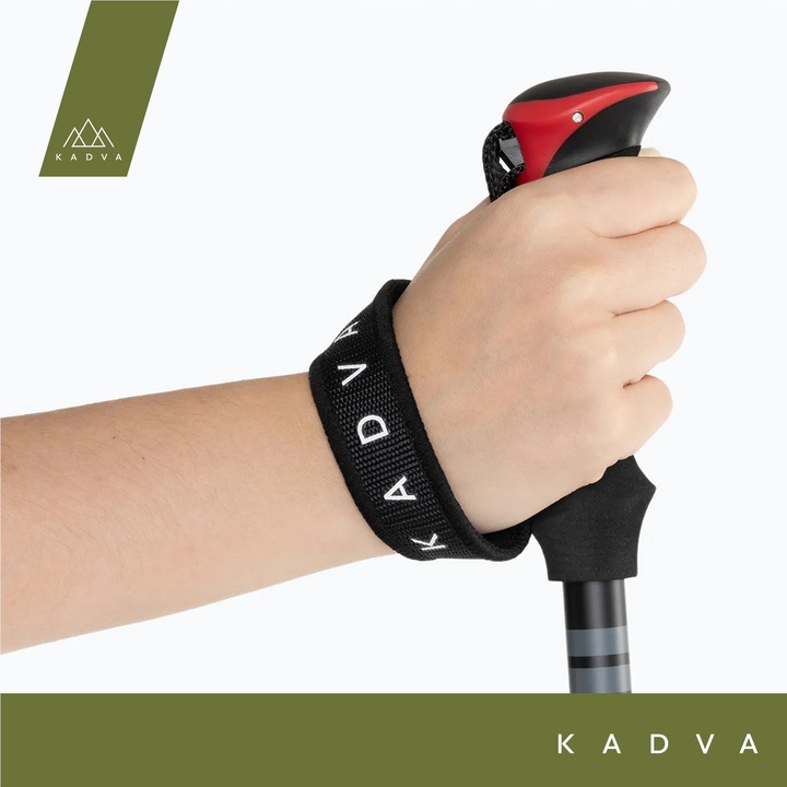 Kije turystyczne KADVA Torre szary 65-135cm KARBONOWE SYSTEM QUICK LOCK