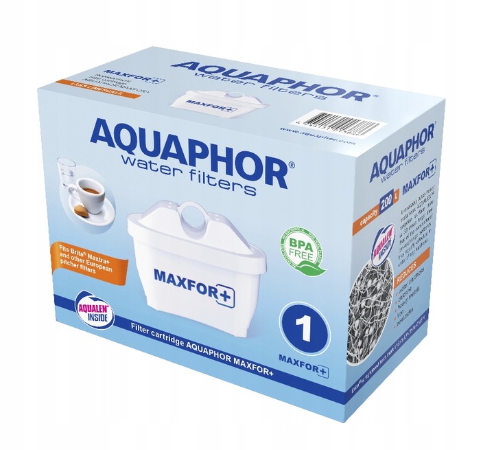 6x WKŁAD FILTR AQUAPHOR MAXFOR DO BRITA DAFI