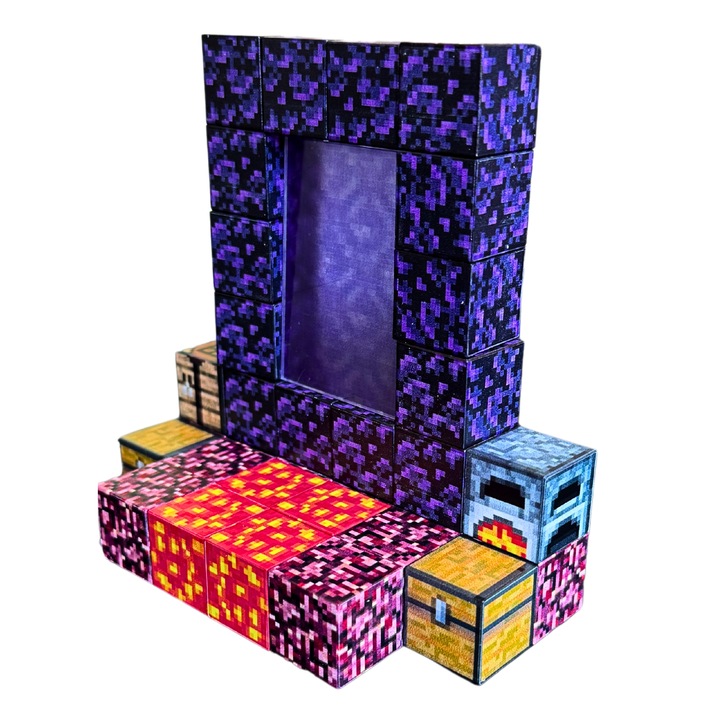 Klocki Magnetyczne Zestaw Klocków Edukacyjnych Na Magnes 32 SZT. + LUDZIK