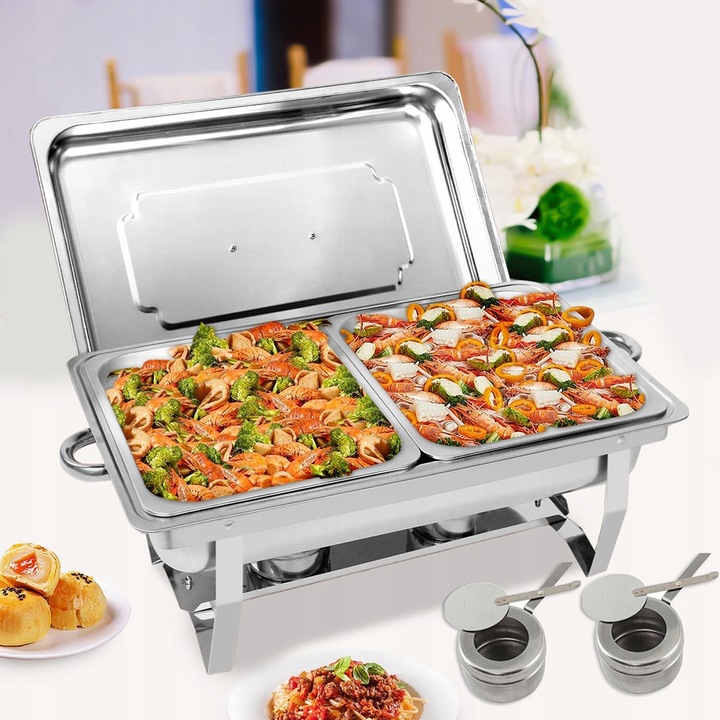 PODGRZEWACZ 1/2 DO POTRAW GASTRONOMICZNY 9 L STAL NIERDZEWNA