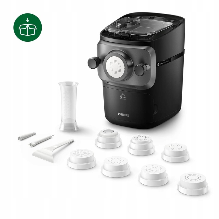 Maszynka automatyczna do makaronu i ciasta Philips HR2665/93 + 8 Krążków