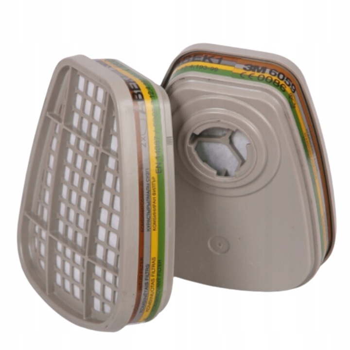 3M FILTR WĘGLOWY POCHŁANIACZ GAZOWY 3M 6059 (2 SZT) ABEK1