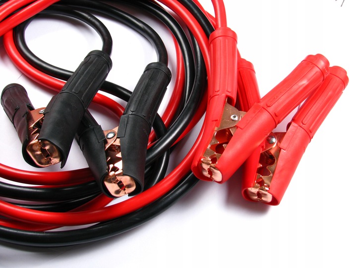 MOCNE KABLE PRZEWODY ROZRUCHOWE 1200A 6M 35mm2 GRUBE 2x6 METRÓW NEOMAX