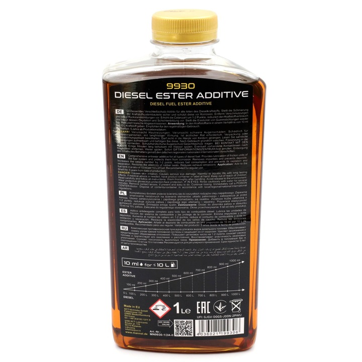 Dodatek do oleju napędowego Mannol Ester Diesel 1000 ml