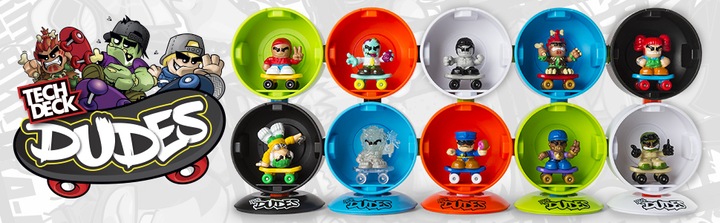 TECH DECK DUDES MINI DESKOROLKA FIGURKA 2-PAK