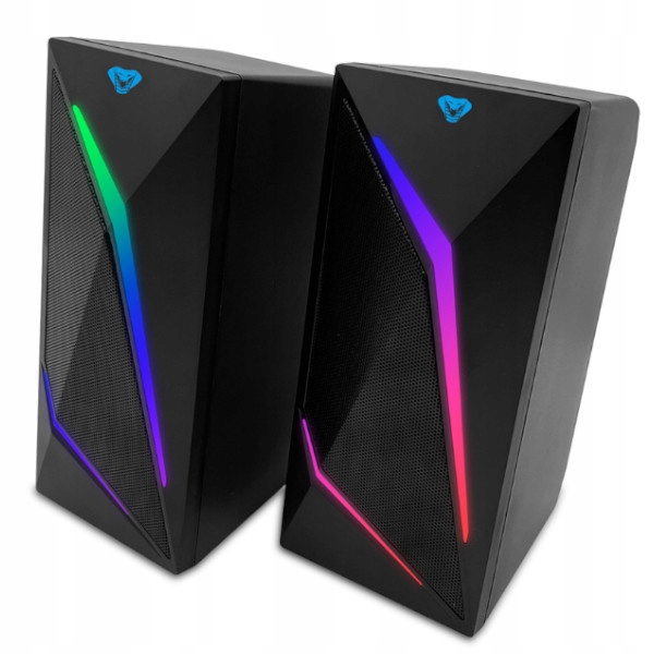 Gamingowe głośniki 2.0 COBRA PRO URION 8W MT3172 PODŚW. RGB MODUŁ STERUJĄCY