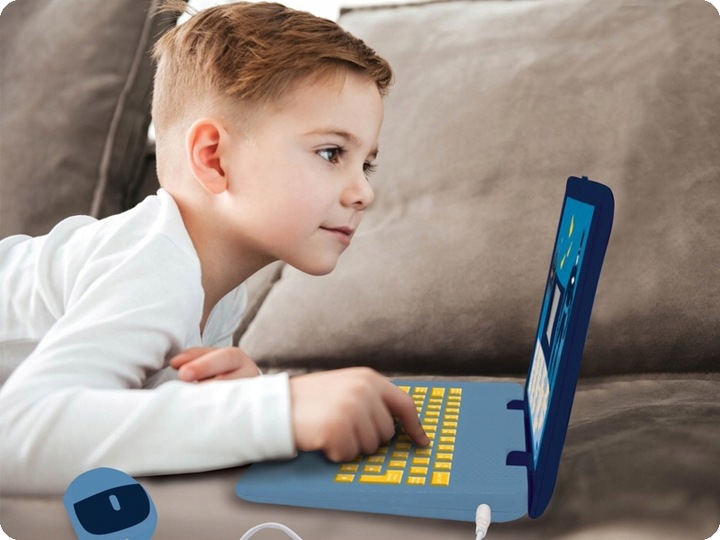 Dwujęzyczny laptop edukacyjny Lexibook Batman pol/ang komputerek dla dzieci
