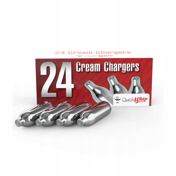Naboje do syfonu do bitej śmietany N2O nitro podtlenek azotu QUICK WHIP 24x
