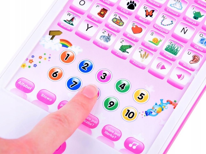 TABLET DLA DZIECI EDUKACYJNE INTERAKTYWNY J.POLSKI