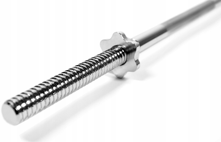 Gryf prosty Sztanga 180cm 28 mm Gwintowany Stalowy Zaciski - Zipro