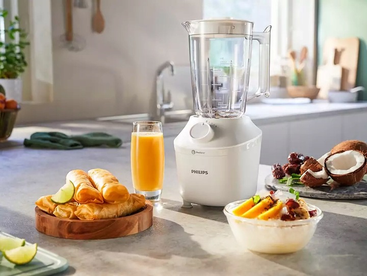 BLENDER KIELICHOWY PHILIPS HR2041/00 450W 1,9l KRUSZENIE LODU BIAŁY