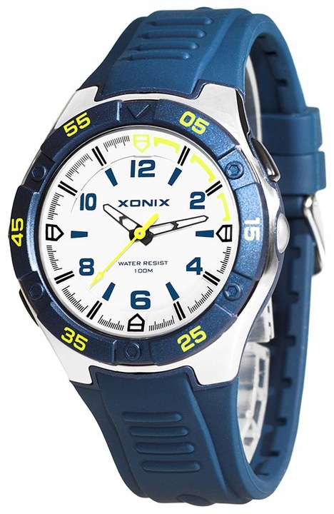 Zegarek XONIX WR100m Chłopięcy Młodzieżowy LATARKA