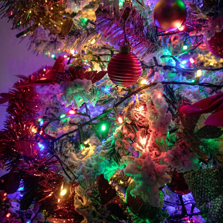 LAMPKI CHOINKOWE 300 LED 20m ZEWNĘTRZNE GRUBE STAŁE ŚWIATŁO MULTIKOLOR