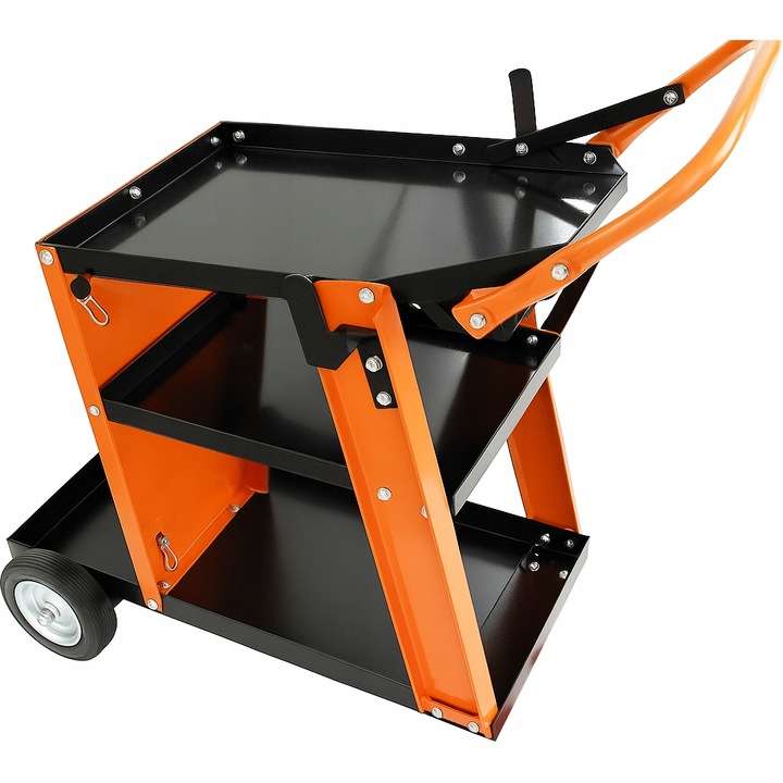 WÓZEK SPAWALNICZY DO SPAWAREK Z PÓŁKAMI STABILNY MOBILNY PÓŁKA NA BUTLĘ