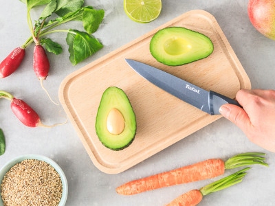 Noże w bloku TEFAL Fresh Kitchen 6el stal