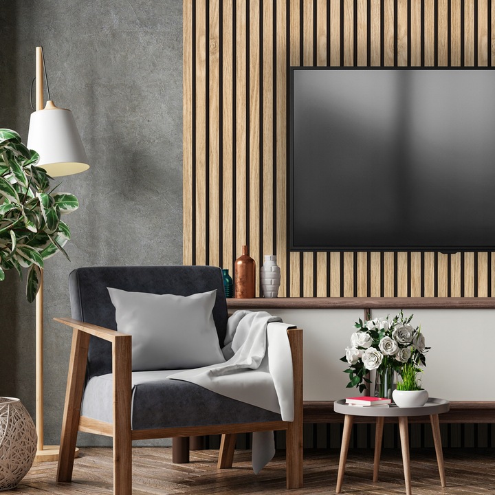 Tapeta LAMEL winylowa ścienna 3d imitująca LAMELE