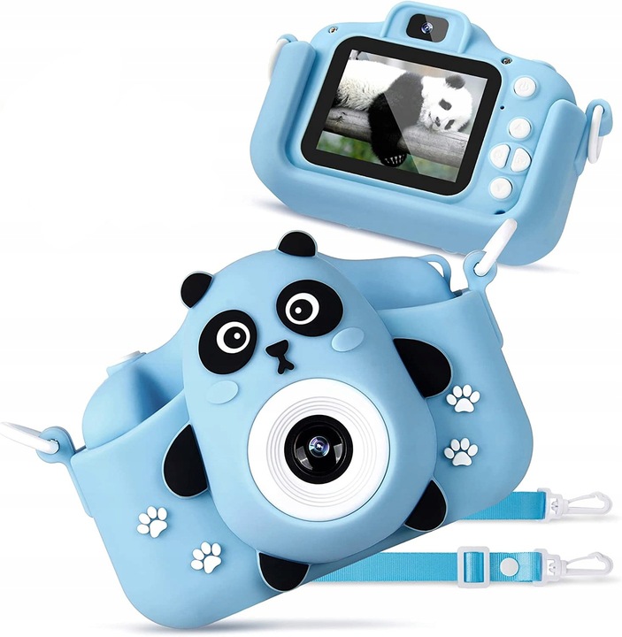 Dziecka Fotograficzny NIEBIESKI APARAT CYFROWY DLA DZIECI KAMERA GRY