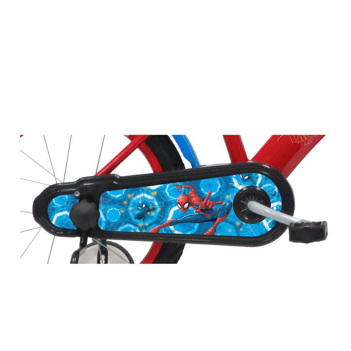 Rower dziecięcy SPIDER MAN, czerwony, 16 cali