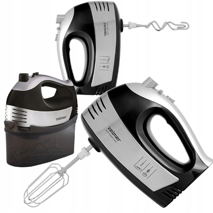 ZELMER MIKSER RĘCZNY ZHM 2453 BS 700W CZARNY Pojemnik na akcesoria Robot
