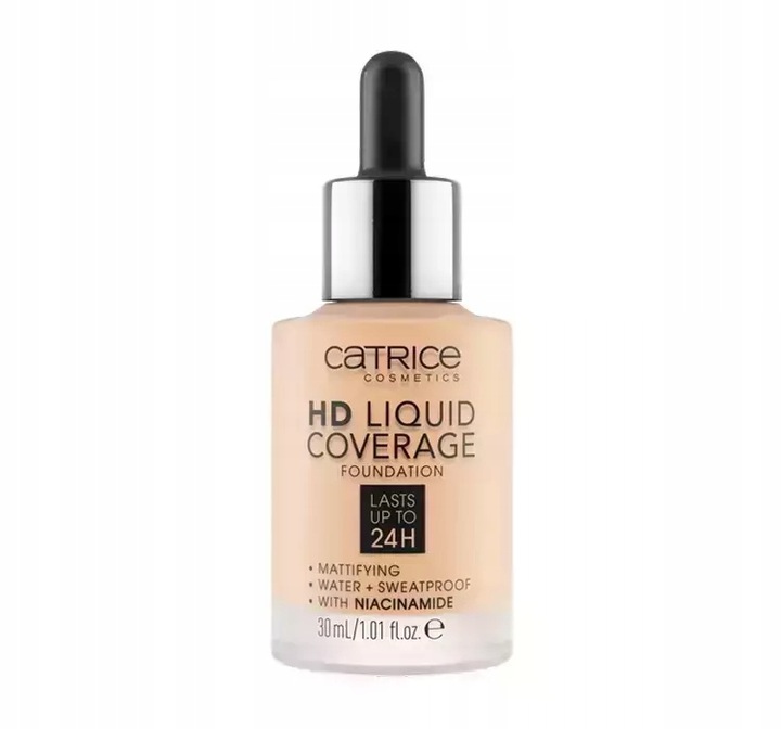 CATRICE HD Coverage podkład 010 Light Beige podkład do twarzy 30 ml