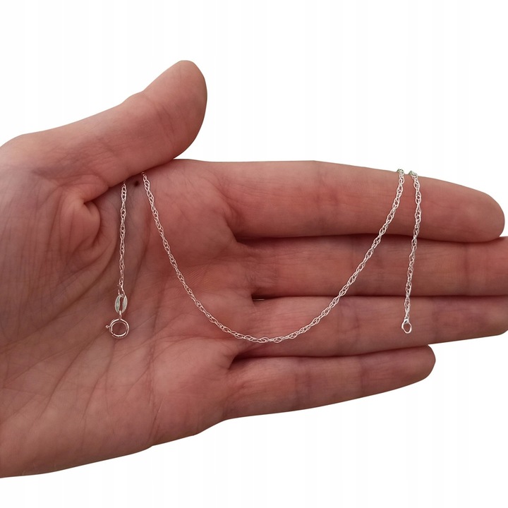 Łańcuszek srebrny Falsa corda 45cm 1.3mm 925