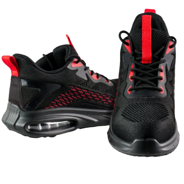 Buty robocze męskie PÓŁBUTY ROBOCZE sportowe Oddychające z NOSKIEM S1 BHP