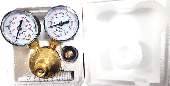 Reduktor Butlowy Mini Zawór Redukcyjny CO2 ARGON DWUTLENEK do 200bar