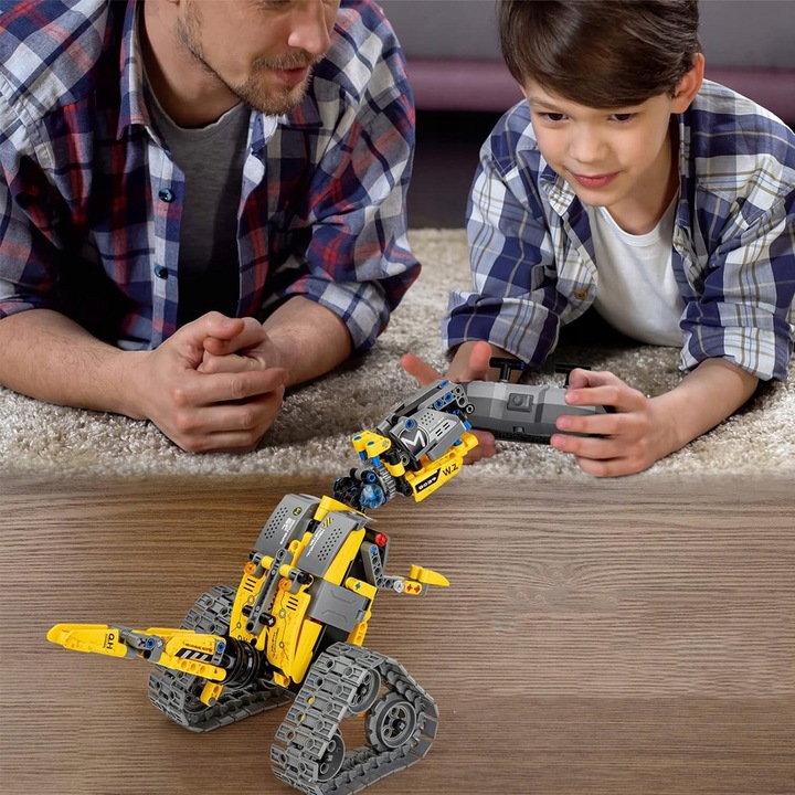 PROGRAMOWALNY ROBOT ZESTAW KONSTRUKCYJNY APP I PILOT KONTROLA DLA DZIECI