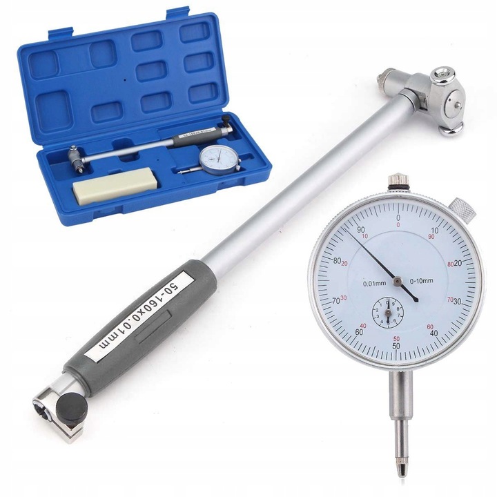 ŚREDNICÓWKA ZEGAROWA 50-160 x 0.01 mm DO CYLINDRÓW