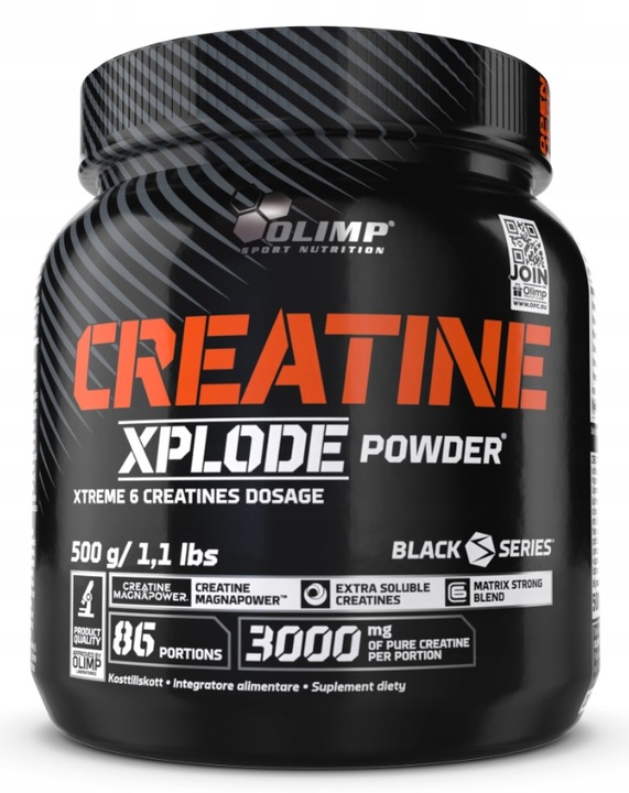 OLIMP CREATINE XPLODE 500 G GREJPFRUT KREATYNA SIŁA STACK