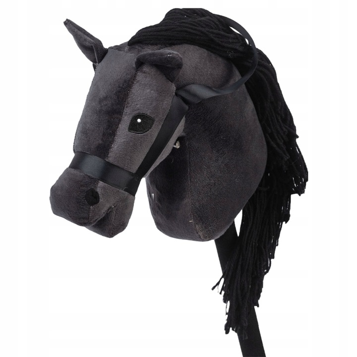 HOBBY KOŃ NA PATYKU KIJU ZABAWKA GŁOWA KONIA HORSE KONIK Z GRZYWĄ DŹWIĘK