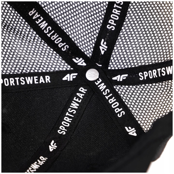 CZAPKA Z DASZKIEM MĘSKA DAMSKA 4F BEJSBOLÓWKA Z SIATECZKĄ TRUCKERKA