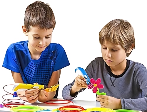 DŁUGOPIS 3D MAGICZNA DRUKARKA PEN DLA DZIECI FILAMENT ZESTAW 21 KOLOR 109 M