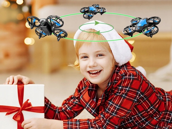 MINI DRON QUADROCOPTER TURBO AKROBACJE FUTERAŁ AKUMULATOR OSŁONY DLA DZIECI