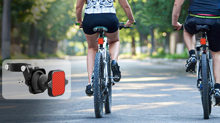 Lokalizator GPS LiTag MiLi lampka tylna do roweru światło rowerow IOS APPLE