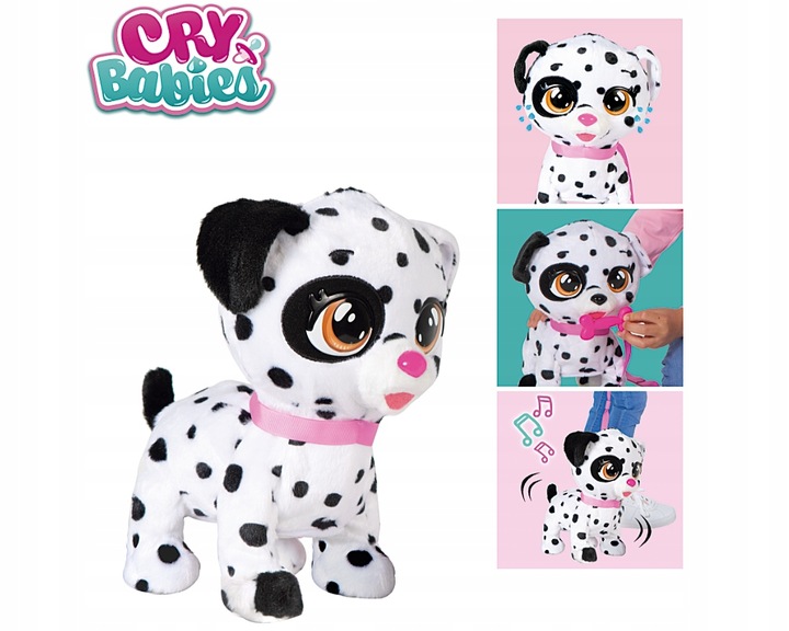 INTERAKTYWNY PIESEK PIES CRY BABIES DALMATYŃCZYK PREZENT DLA DZIECKA EPEE