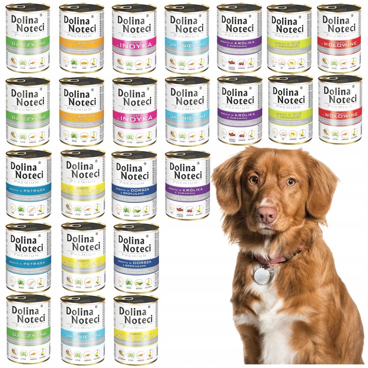 DOLINA NOTECI Premium Karma psa MIX Smaków 24 x 400g