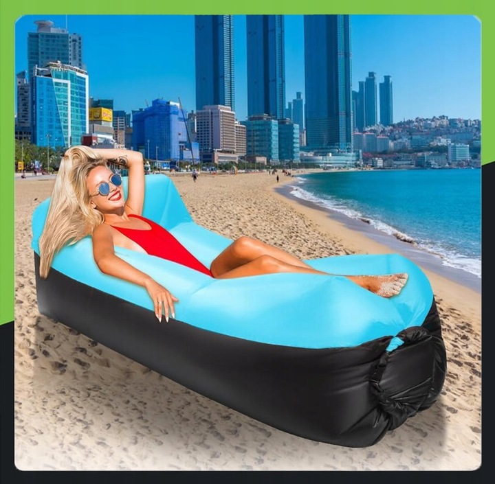 LAZY BAG Air Sofa DMUCHANA Leżak Materac Fotel Materiał Ripstop ZAGŁÓWEK