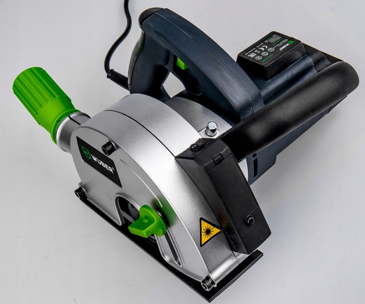 BRUZDOWNICA DO BETONU LASER 2 TARCZE WALIZKA 3100W WUBER