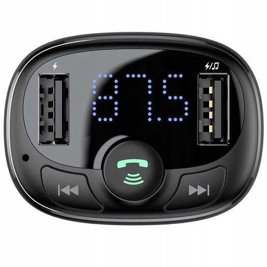 Baseus Ładowarka samochodowa Transmiter Bluetooth