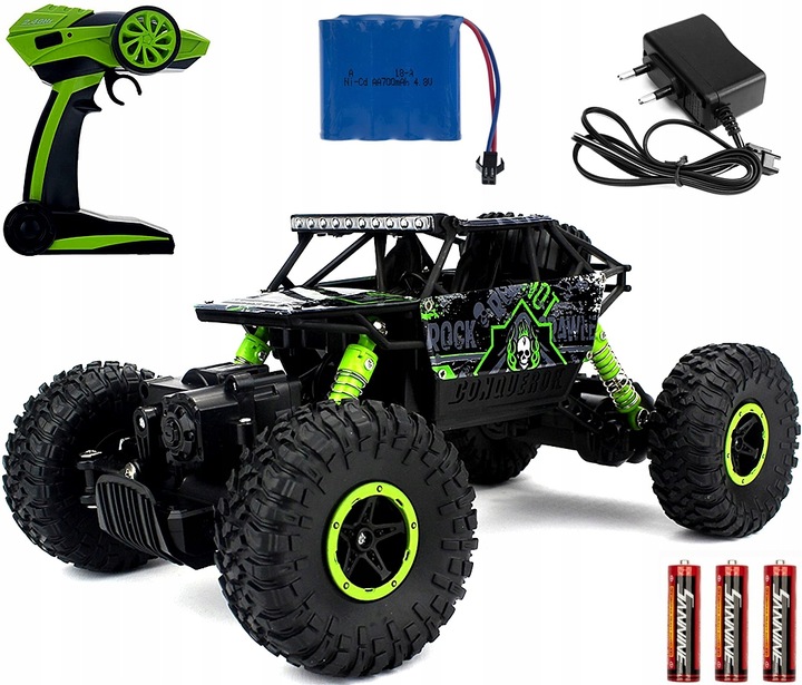 KRÓL PRZESZKÓD samochód sterowany AUTO RC MoNsTeR 4x4
