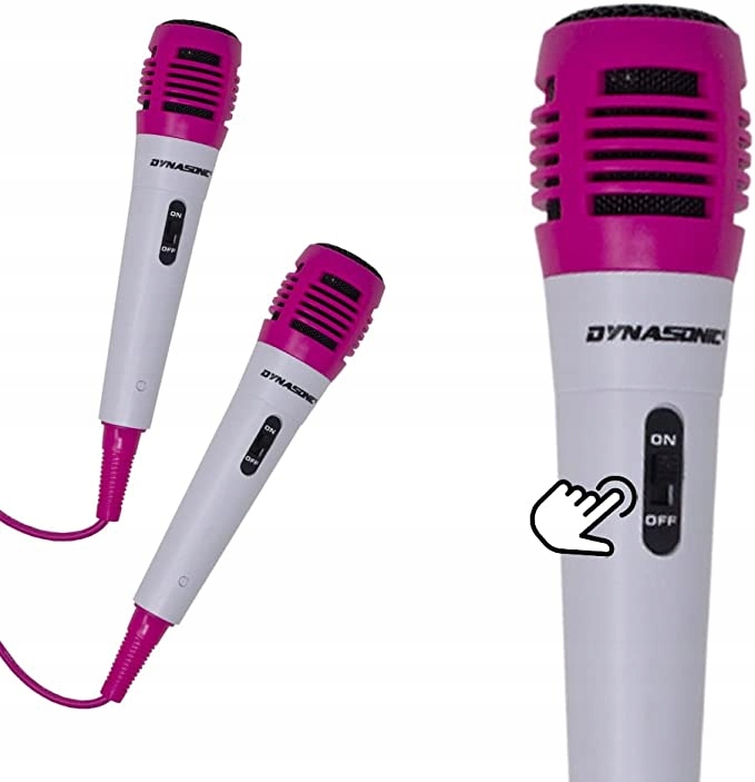 ZESTAW KARAOKE 2 MIKROFONY BLUETOOTH USB SD RADIO