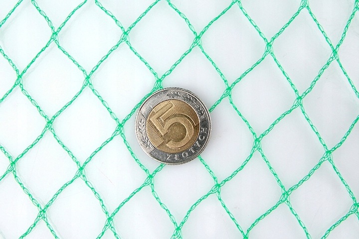 SIATKA OCHRONNA PRZECIW PTAKOM SZPAKOM ochrona truskawek drzew 20g 5x7,5m