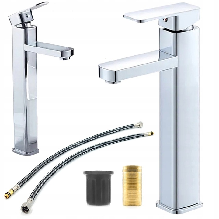 BATERIA UMYWALKOWA ŁAZIENKOWA STOJĄCA NABLATOWA KRAN DO UMYWALKI CHROM