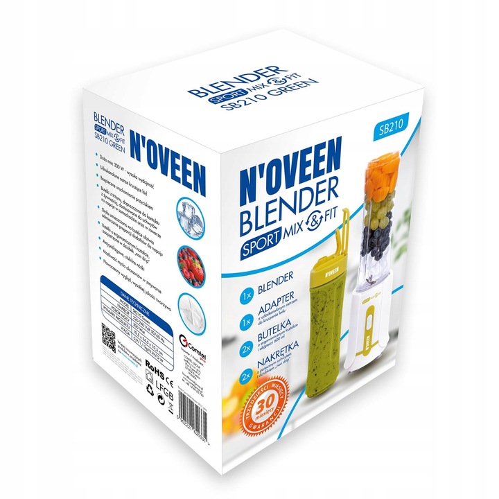 Blender Mikser Kielichowy KOKTAJL SMOOTHIE SB210