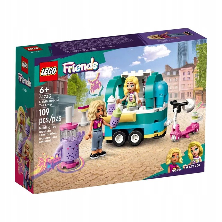 LEGO FRIENDS 6+ HULAJNOGA SKLEP Z BUBBLE TEA 41733