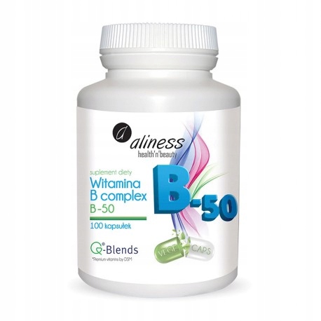 ALINESS Witamina B-Complex B-50 VEGE 100ka B6 B12