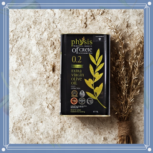 Nagradzana i świeża GRECKA oliwa z oliwek z Krety 0,2% 1L data do 05.2027