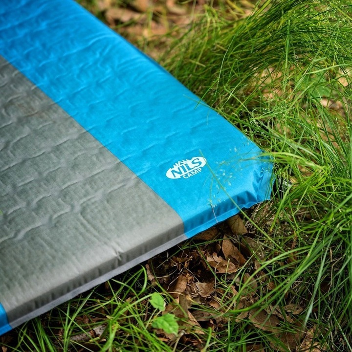 NILS Mata Samopompująca Turystyczna Materac Na Biwak 195x65 cm