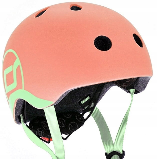 SCOOTANDRIDE Kask XXS-S dla dzieci 1-5 lat Peach
